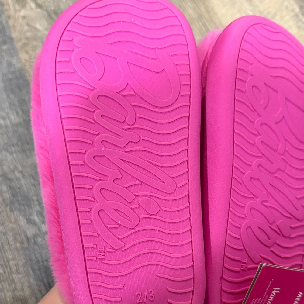 Barbie Glitter Heart Pink Slippers - Picture 10 of 10